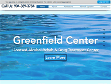 Tablet Screenshot of greenfieldcenterjax.com